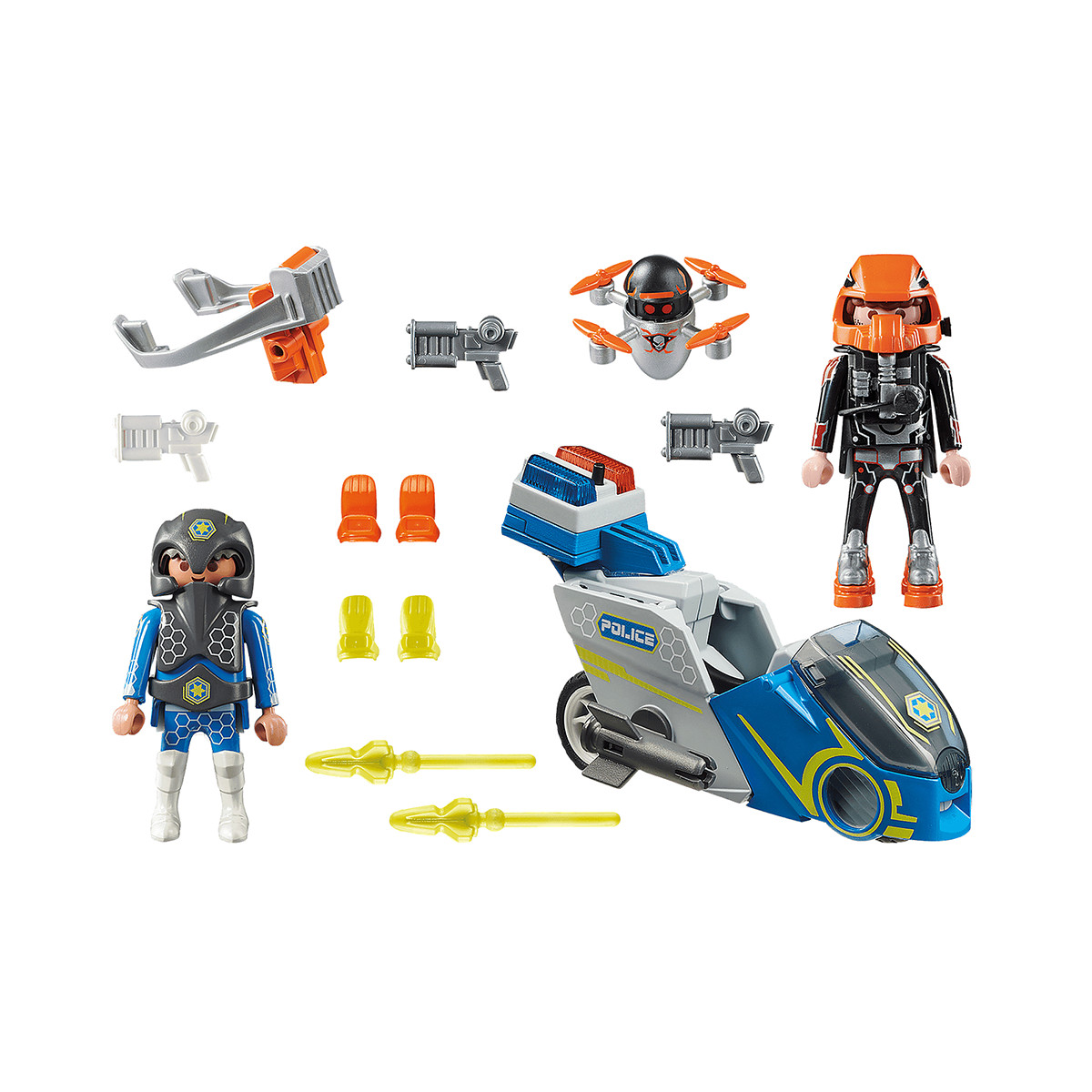 PLAYMOBIL ΜΟΤΟΣΥΚΛΕΤΑ GALAXY POLICE 70020 PLAYMOBIL ΜΟΤΟΣΥΚΛΕΤΑ GALAXY POLICE 70020