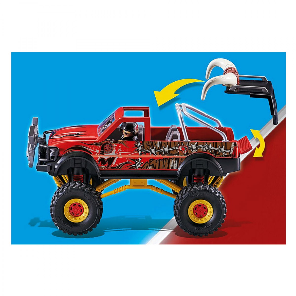 PLAYMOBIL MONSTER TRUCK ΚΟΚΚΙΝΟΣ ΤΑΥΡΟΣ 70549 PLAYMOBIL MONSTER TRUCK ΚΟΚΚΙΝΟΣ ΤΑΥΡΟΣ 70549