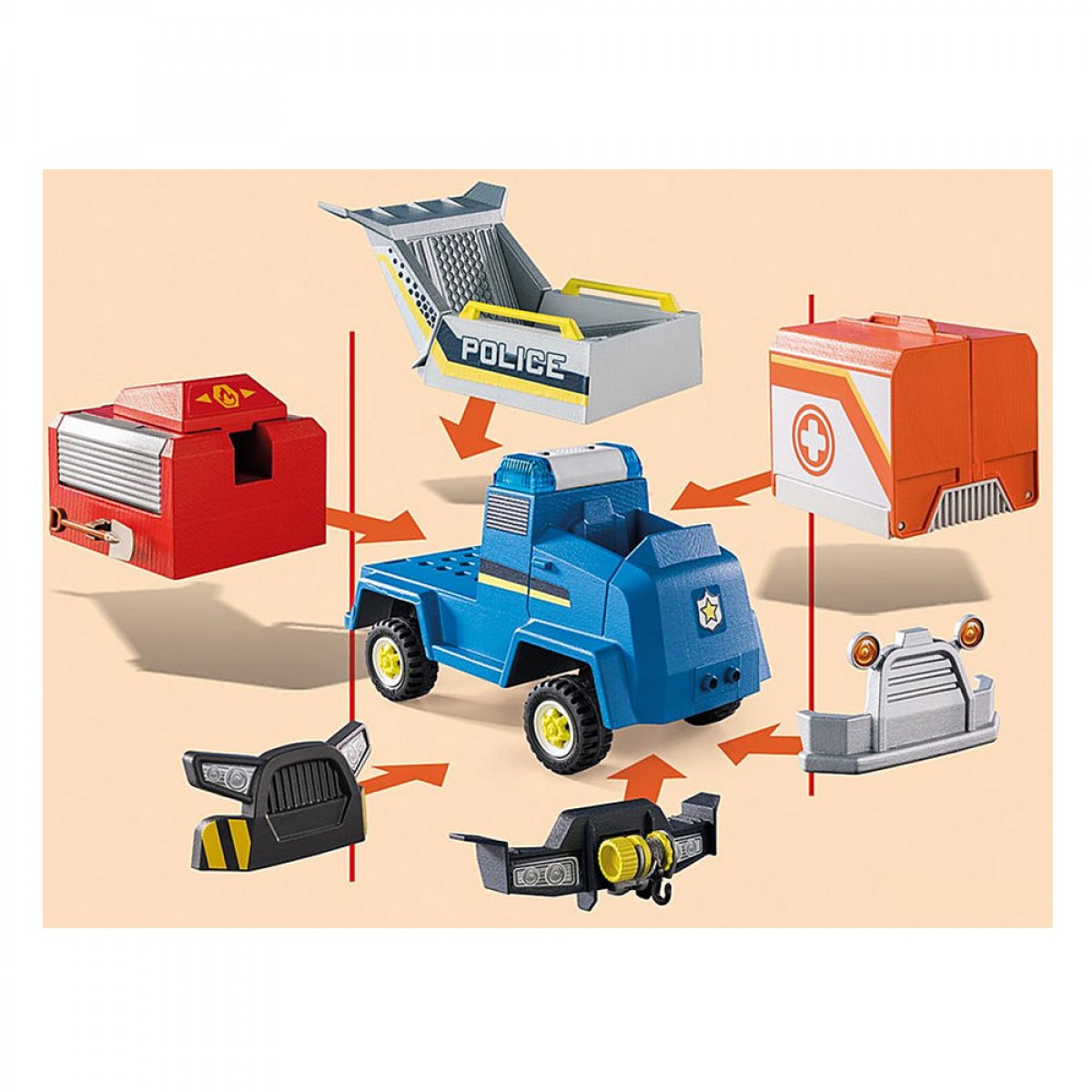 PLAYMOBIL DUCK ON CALL-ΟΧΗΜΑ ΑΣΤΥΝΟΜΙΑΣ ΜΙΝΙ ΠΕΡΙΠΟΛΙΚΟ 70915 PLAYMOBIL DUCK ON CALL-ΟΧΗΜΑ ΑΣΤΥΝΟΜΙΑΣ ΜΙΝΙ ΠΕΡΙΠΟΛΙΚΟ 70915
