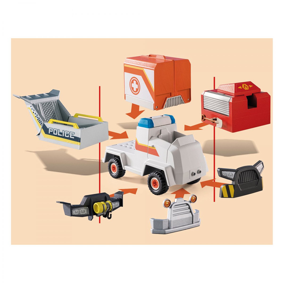 PLAYMOBIL DUCK ON CALL-ΟΧΗΜΑ ΠΡΩΤΩΝ ΒΟΗΘΕΙΩΝ 70916 PLAYMOBIL DUCK ON CALL-ΟΧΗΜΑ ΠΡΩΤΩΝ ΒΟΗΘΕΙΩΝ 70916