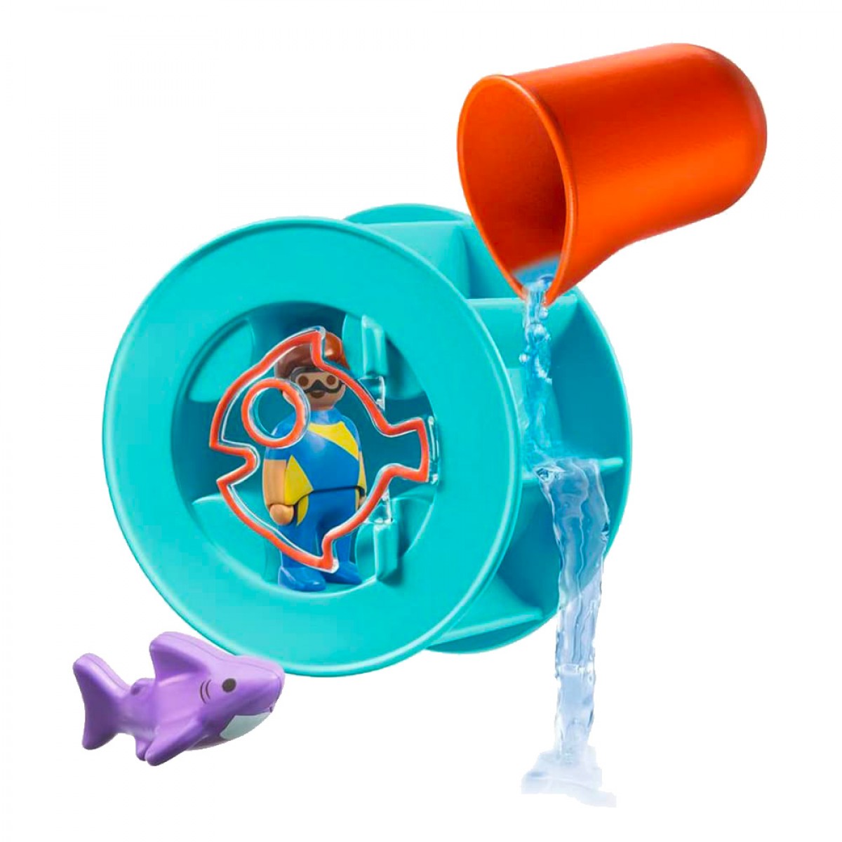 PLAYMOBIL 1,2,3 ΝΕΡΟΜΥΛΟΣ ΜΕ ΚΑΡΧΑΡΙΑΚΙ 70636 PLAYMOBIL 1,2,3 ΝΕΡΟΜΥΛΟΣ ΜΕ ΚΑΡΧΑΡΙΑΚΙ 70636