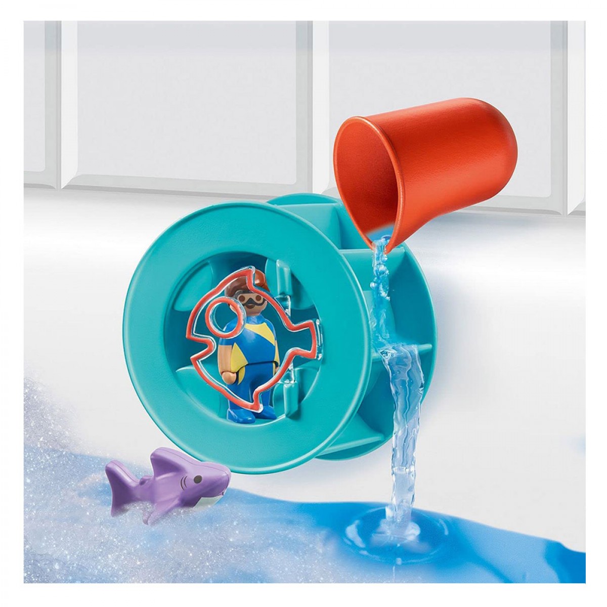 PLAYMOBIL 1,2,3 ΝΕΡΟΜΥΛΟΣ ΜΕ ΚΑΡΧΑΡΙΑΚΙ 70636 PLAYMOBIL 1,2,3 ΝΕΡΟΜΥΛΟΣ ΜΕ ΚΑΡΧΑΡΙΑΚΙ 70636