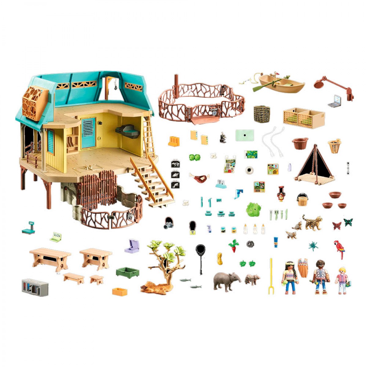 PLAYMOBIL ΣΤΑΘΜΟΣ ΠΕΡΙΘΑΛΨΗΣ ΑΓΡΙΩΝ ΖΩΩΝ 71007 PLAYMOBIL ΣΤΑΘΜΟΣ ΠΕΡΙΘΑΛΨΗΣ ΑΓΡΙΩΝ ΖΩΩΝ 71007