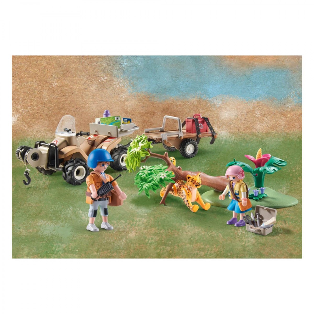 PLAYMOBIL ΦΡΟΝΤΙΣΤΕΣ ΖΩΩΝ  ΜΕ ΕΞΕΡΕΥΝΗΤΙΚΟ ΟΧΗΜΑ 71011 PLAYMOBIL ΦΡΟΝΤΙΣΤΕΣ ΖΩΩΝ  ΜΕ ΕΞΕΡΕΥΝΗΤΙΚΟ ΟΧΗΜΑ 71011