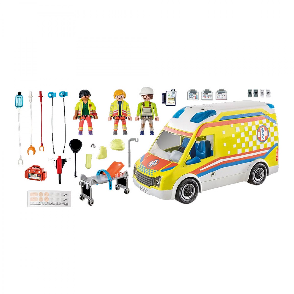 PLAYMOBIL ΑΣΘΕΝΟΦΟΡΟ ΜΕ ΔΙΑΣΩΣΤΕΣ 71202