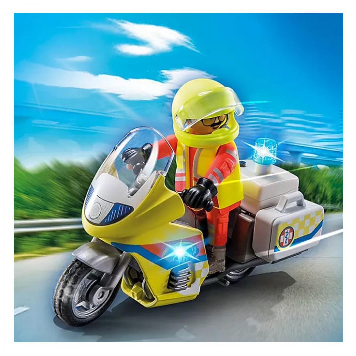 PLAYMOBIL ΔΙΑΣΩΣΤΗΣ ΜΕ ΜΟΤΟΣΥΚΛΕΤΑ 71205 PLAYMOBIL ΔΙΑΣΩΣΤΗΣ ΜΕ ΜΟΤΟΣΥΚΛΕΤΑ 71205