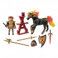 PLAYMOBIL BURNHAM RAIDERS - ΙΠΠΟΤΗΣ ΚΑΙ ΑΛΟΓΟ ΦΩΤΙΑΣ 71213