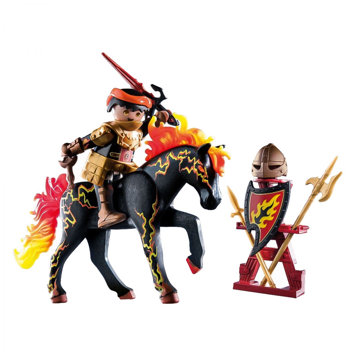 PLAYMOBIL BURNHAM RAIDERS - ΙΠΠΟΤΗΣ ΚΑΙ ΑΛΟΓΟ ΦΩΤΙΑΣ 71213