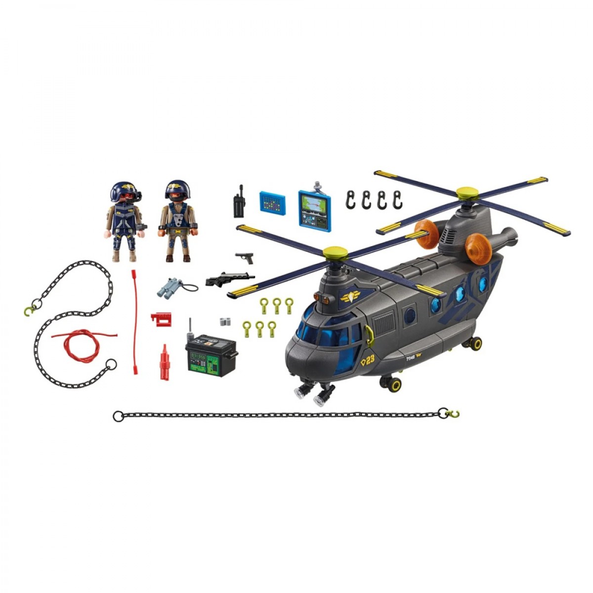 PLAYMOBIL ΕΛΙΚΟΠΤΕΡΟ ΕΙΔΙΚΩΝ ΔΥΝΑΜΕΩΝ ΜΕ 2 ΕΛΙΚΕΣ 71149 PLAYMOBIL ΕΛΙΚΟΠΤΕΡΟ ΕΙΔΙΚΩΝ ΔΥΝΑΜΕΩΝ ΜΕ 2 ΕΛΙΚΕΣ 71149