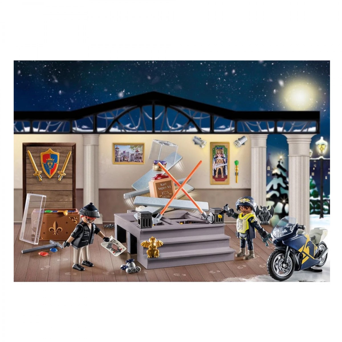 PLAYMOBIL ΧΡΙΣΤΟΥΓΕΝΝΙΑΤΙΚΟ ΗΜΕΡΟΛΟΓΙΟ ΛΗΣΤΕΙΑ ΣΤΟ ΜΟΥΣΕΙΟ 71347 PLAYMOBIL ΧΡΙΣΤΟΥΓΕΝΝΙΑΤΙΚΟ ΗΜΕΡΟΛΟΓΙΟ ΛΗΣΤΕΙΑ ΣΤΟ ΜΟΥΣΕΙΟ 71347