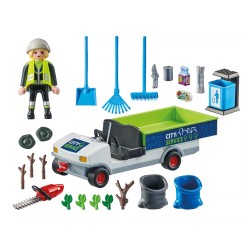 PLAYMOBIL ΗΛΕΚΤΡΙΚΟ ΟΧΗΜΑ ΟΔΟΚΑΘΑΡΙΣΜΟΥ 71433 PLAYMOBIL ΗΛΕΚΤΡΙΚΟ ΟΧΗΜΑ ΟΔΟΚΑΘΑΡΙΣΜΟΥ 71433