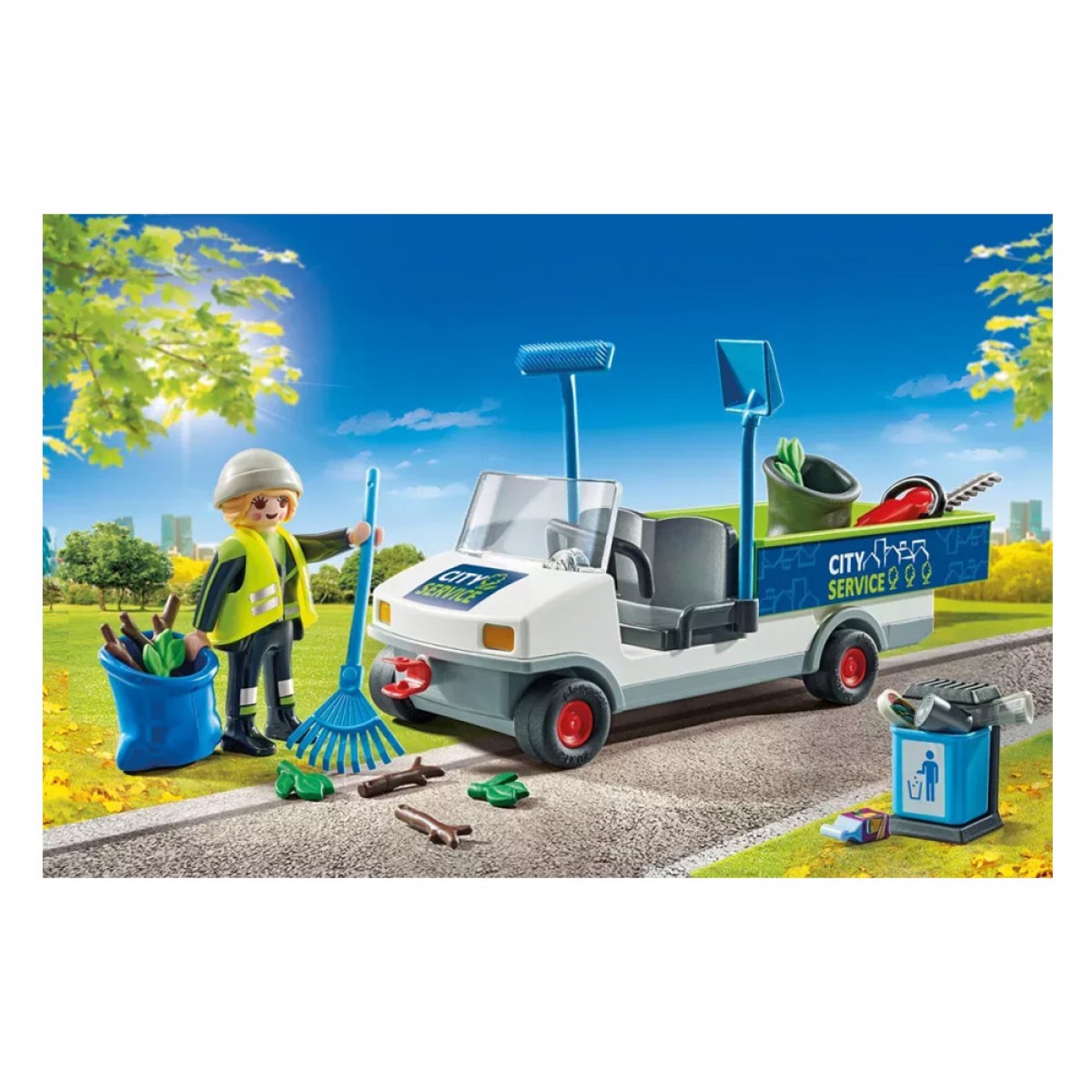 PLAYMOBIL ΗΛΕΚΤΡΙΚΟ ΟΧΗΜΑ ΟΔΟΚΑΘΑΡΙΣΜΟΥ 71433 PLAYMOBIL ΗΛΕΚΤΡΙΚΟ ΟΧΗΜΑ ΟΔΟΚΑΘΑΡΙΣΜΟΥ 71433
