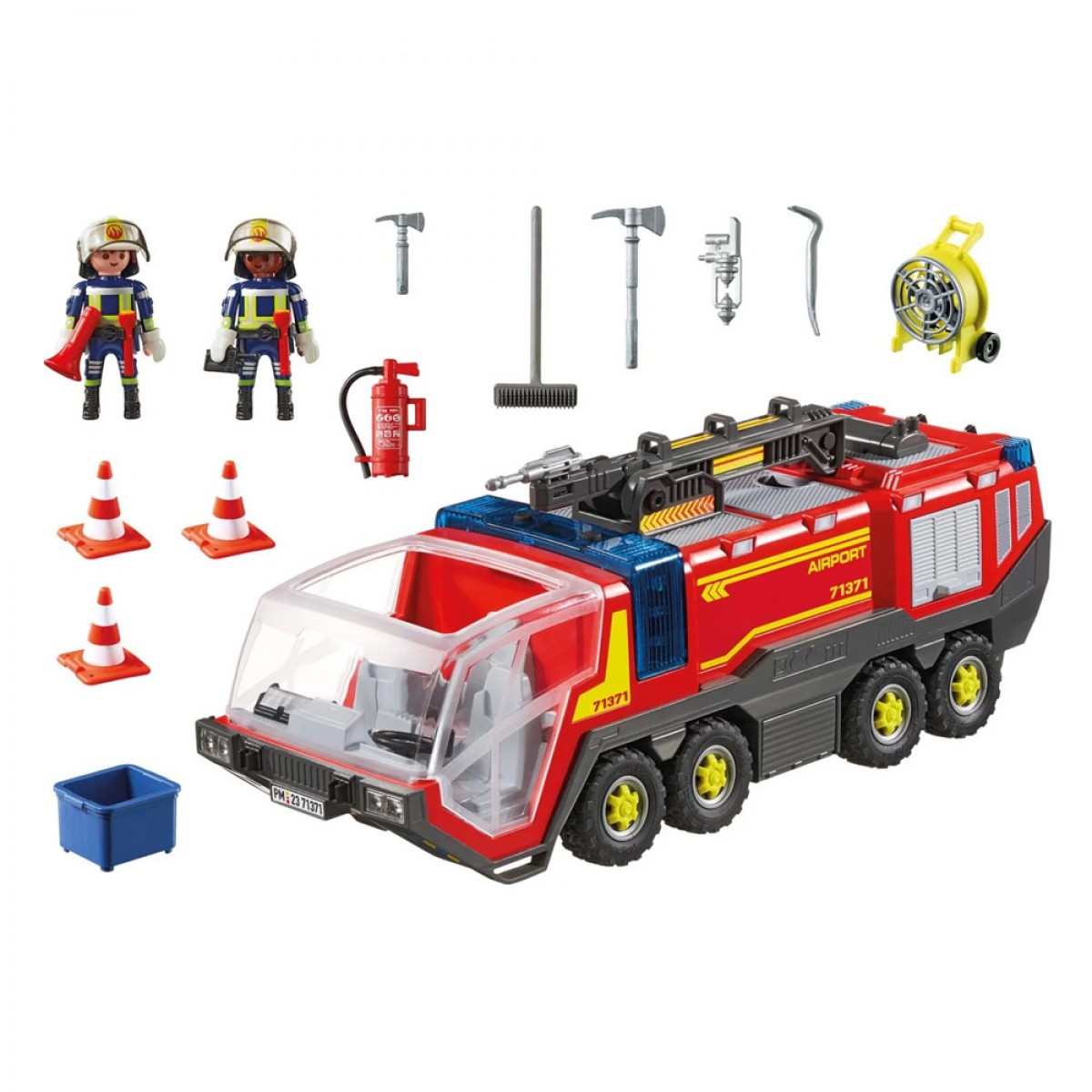 PLAYMOBIL ΠΥΡΟΣΒΕΣΤΙΚΟ ΟΧΗΜΑ ΜΕ ΦΩΤΑ,ΗΧΟ & ΠΥΡΟΣΒΕΣΤΙΚΟ ΚΑΝΟΝΙ 71371