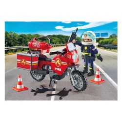 PLAYMOBIL ΠΥΡΟΣΒΕΣΤΗΣ ΜΕ ΜΟΤΟΣΥΚΛΕΤΑ 71466