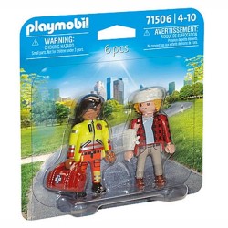 PLAYMOBIL DUOPACK ΔΙΑΣΩΣΤΗΣ ΚΑΙ ΤΡΑΥΜΑΤΙΑΣ 71506