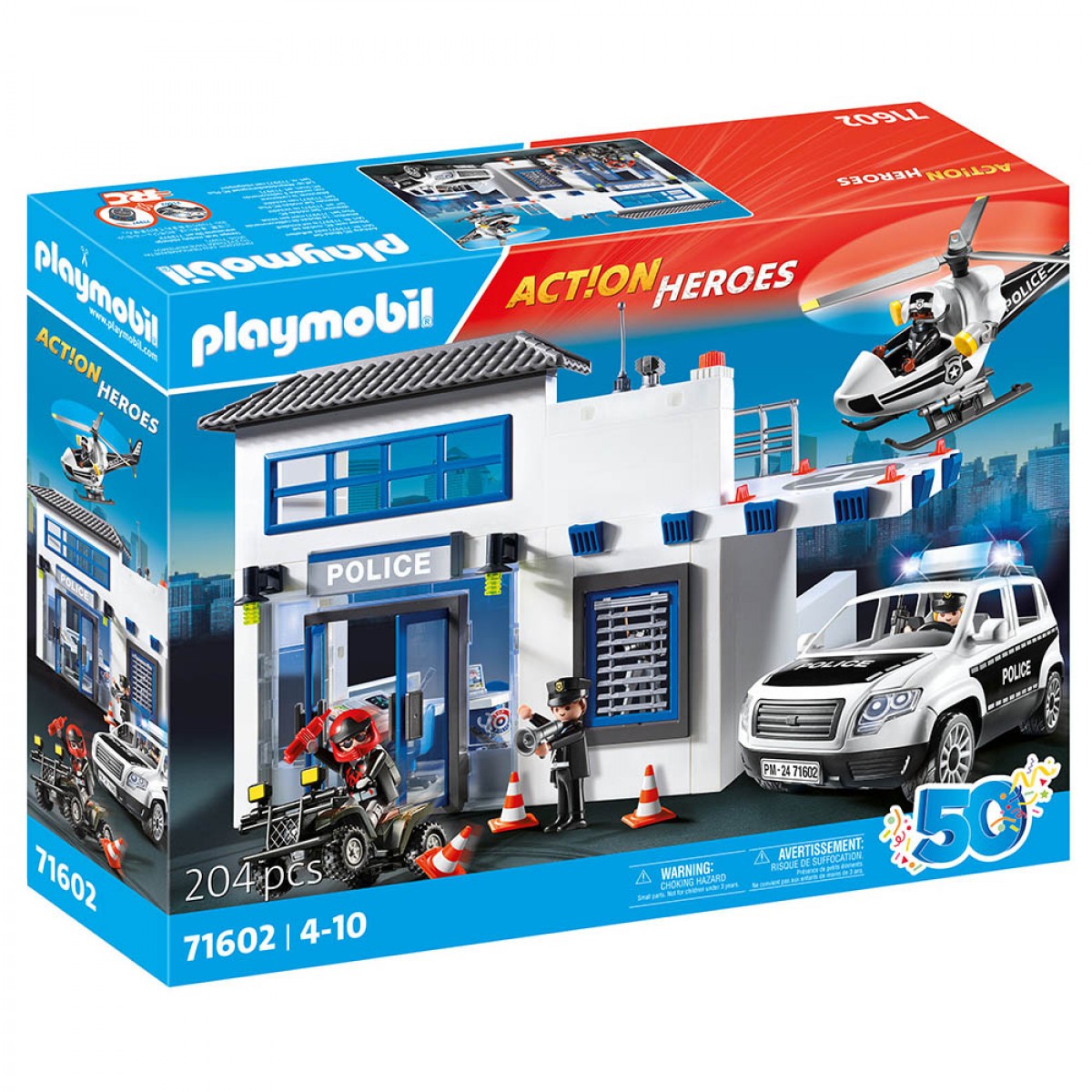 PLAYMOBIL ΑΣΤΥΝΟΜΙΚΟ ΤΜΗΜΑ ΠΕΡΙΠΟΛΙΚΟ & ΕΛΙΚΟΠΤΕΡΟ 71602 PLAYMOBIL ΑΣΤΥΝΟΜΙΚΟ ΤΜΗΜΑ ΠΕΡΙΠΟΛΙΚΟ & ΕΛΙΚΟΠΤΕΡΟ 71602