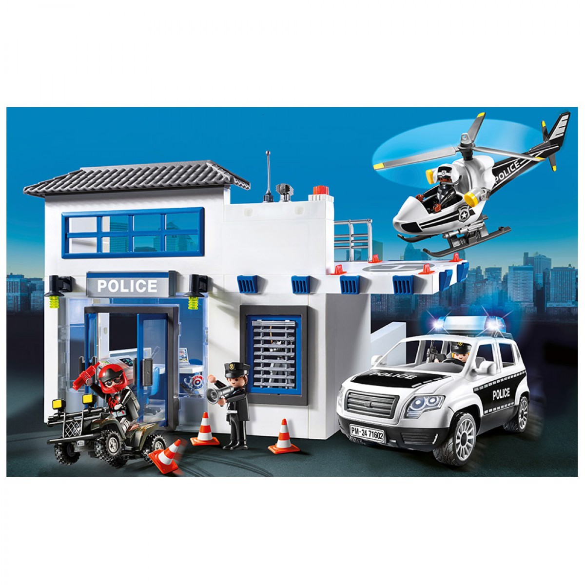 PLAYMOBIL ΑΣΤΥΝΟΜΙΚΟ ΤΜΗΜΑ ΠΕΡΙΠΟΛΙΚΟ & ΕΛΙΚΟΠΤΕΡΟ 71602 PLAYMOBIL ΑΣΤΥΝΟΜΙΚΟ ΤΜΗΜΑ ΠΕΡΙΠΟΛΙΚΟ & ΕΛΙΚΟΠΤΕΡΟ 71602