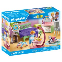 PLAYMOBIL ΜΟΝΤΕΡΝΟ ΥΠΝΟΔΩΜΑΤΙΟ ΜΕ ΚΟΥΝΙΑ 71609