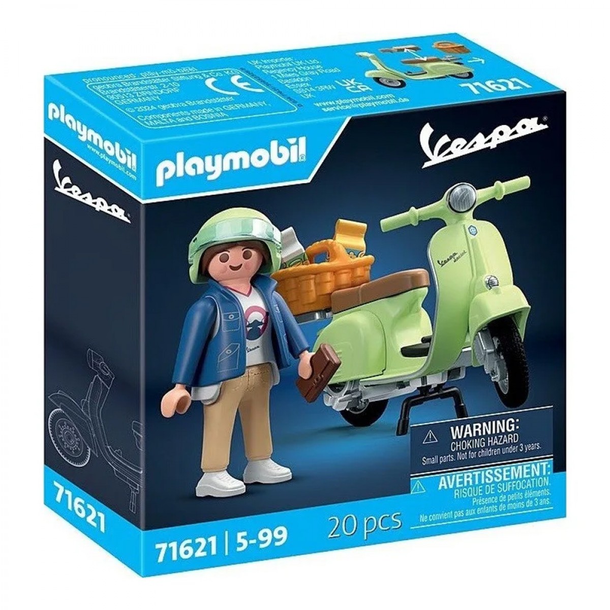 PLAYMOBIL ΚΟΠΕΛΑ ΜΕ VESPA 71621 PLAYMOBIL ΚΟΠΕΛΑ ΜΕ VESPA 71621