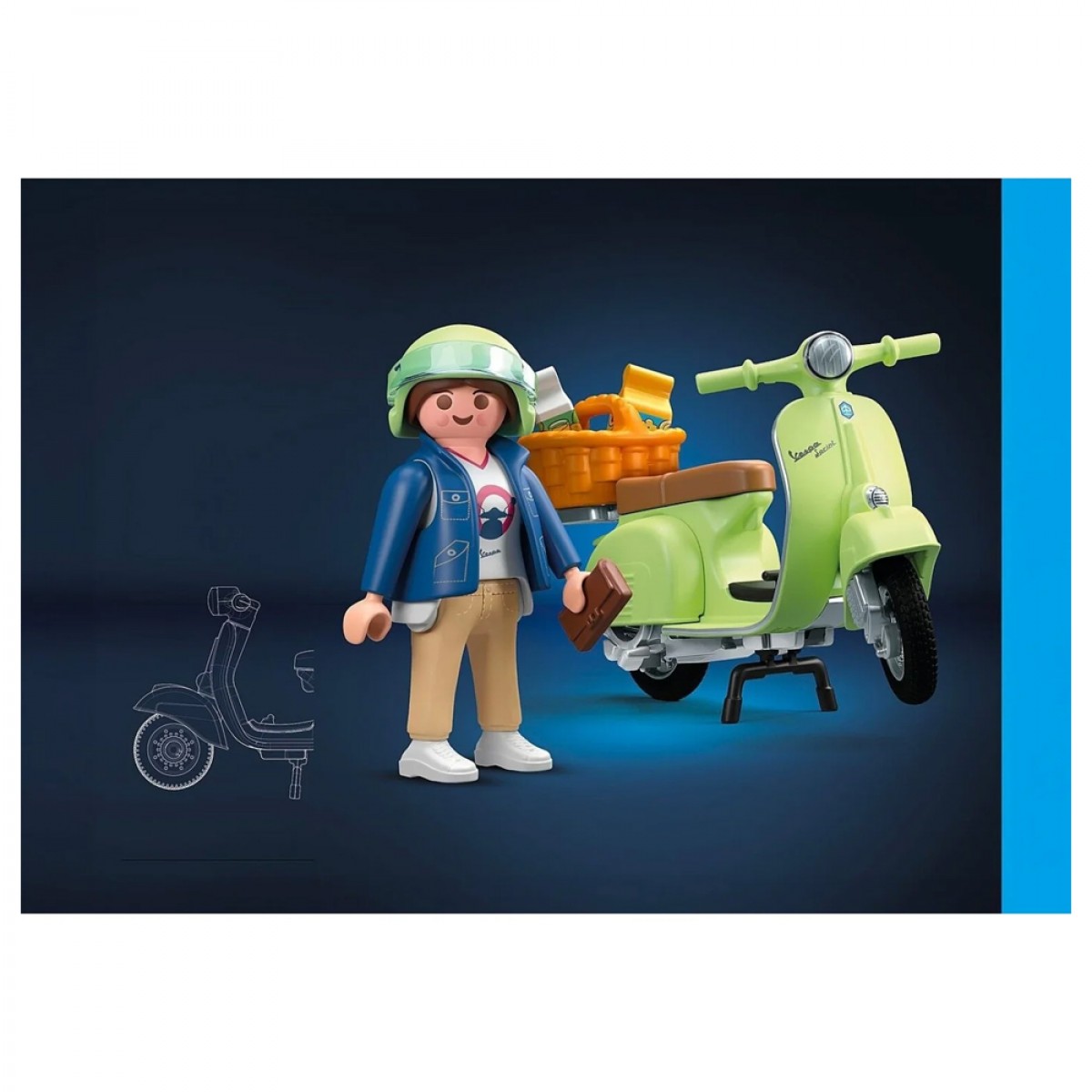PLAYMOBIL ΚΟΠΕΛΑ ΜΕ VESPA 71621 PLAYMOBIL ΚΟΠΕΛΑ ΜΕ VESPA 71621