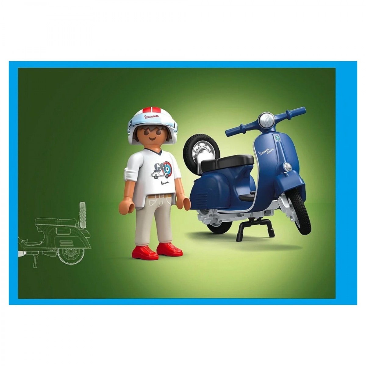 PLAYMOBIL ΝΕΑΡΟΣ ΜΕ VESPA 71622 PLAYMOBIL ΝΕΑΡΟΣ ΜΕ VESPA 71622