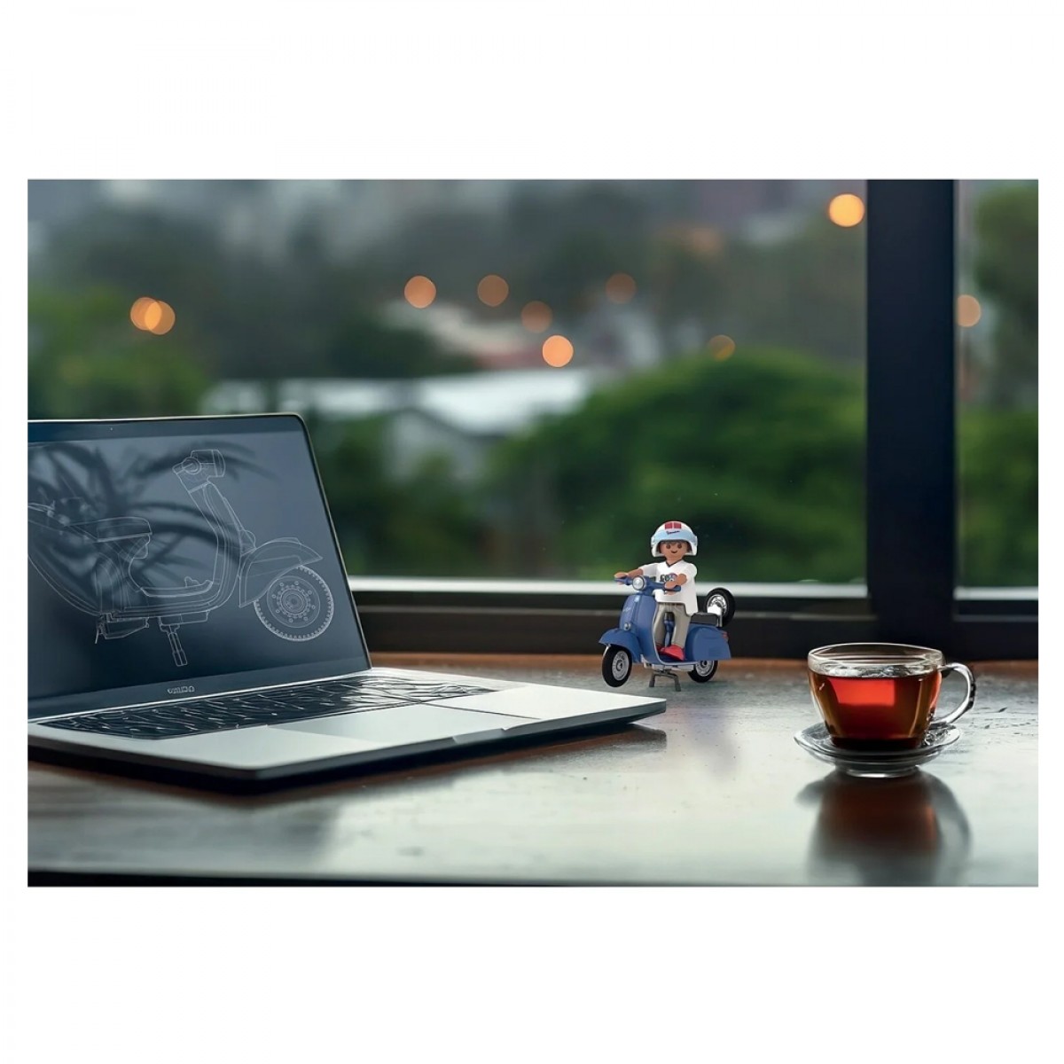 PLAYMOBIL ΝΕΑΡΟΣ ΜΕ VESPA 71622 PLAYMOBIL ΝΕΑΡΟΣ ΜΕ VESPA 71622
