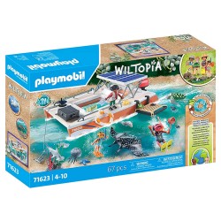 PLAYMOBIL WILTOPIA ΠΛΩΤΟ ΕΡΓΑΣΤΗΡΙΟ ΥΠΟΘΑΛΑΣΣΙΩΝ ΕΡΕΥΝΩΝ 71623