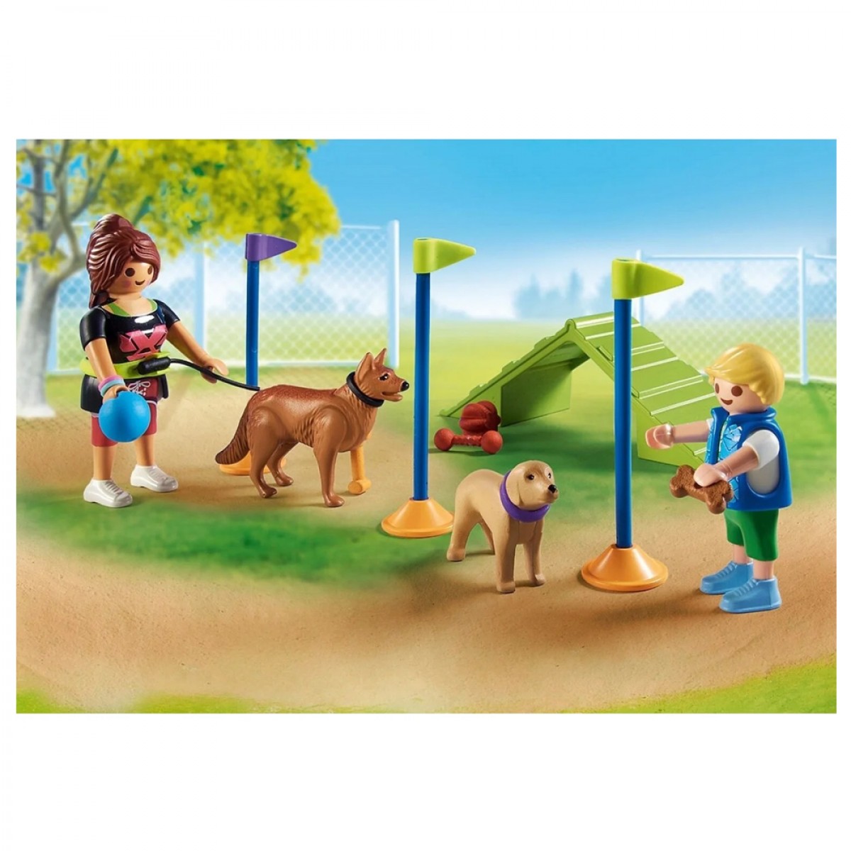 PLAYMOBIL ΠΑΡΚΟ ΣΚΥΛΩΝ 71745 PLAYMOBIL ΠΑΡΚΟ ΣΚΥΛΩΝ 71745
