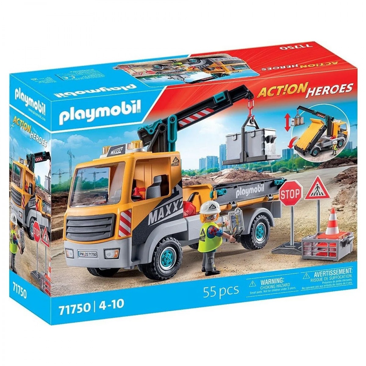 PLAYMOBIL ΦΟΡΤΗΓΟ ΜΕ ΓΕΡΑΝΟ 71750 PLAYMOBIL ΦΟΡΤΗΓΟ ΜΕ ΓΕΡΑΝΟ 71750