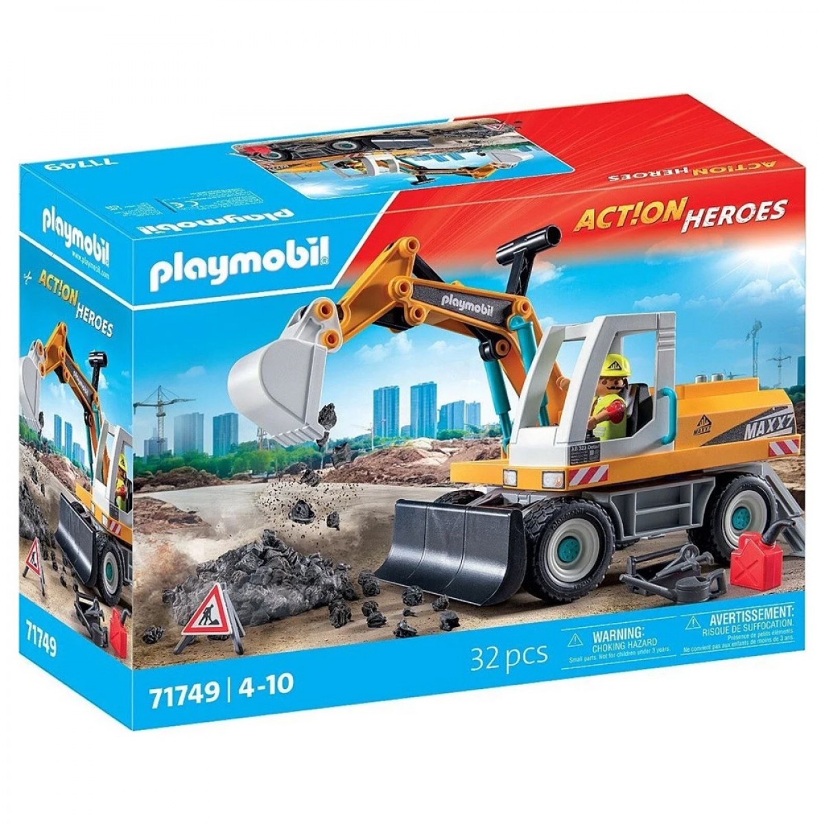 PLAYMOBIL ΜΕΓΑΛΟΣ ΕΚΣΚΑΦΕΑΣ ΚΑΤΑΣΚΕΥΩΝ 71749 PLAYMOBIL ΜΕΓΑΛΟΣ ΕΚΣΚΑΦΕΑΣ ΚΑΤΑΣΚΕΥΩΝ 71749