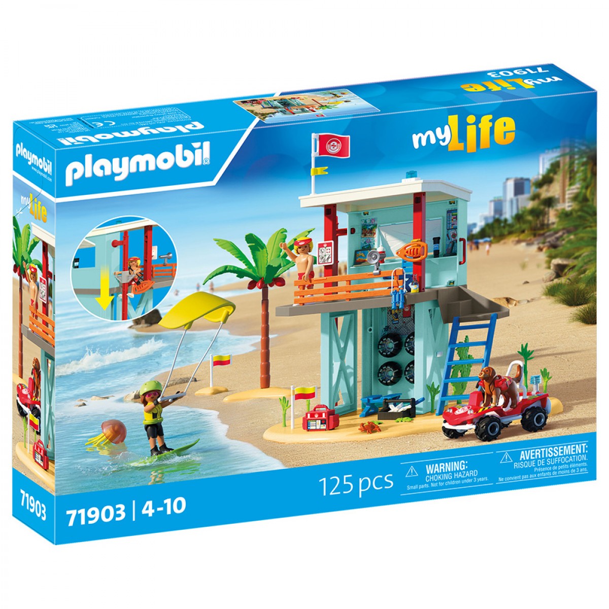 PLAYMOBIL ΠΥΡΓΟΣ ΝΑΥΑΓΟΣΩΣΤΗ ΚΑΙ ΟΧΗΜΑ ΠΑΡΑΛΙΑΣ 71903