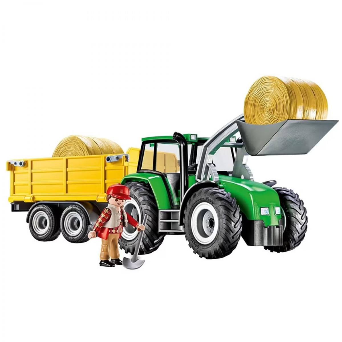 PLAYMOBIL ΤΡΑΚΤΕΡ ΜΕ ΡΥΜΟΥΛΚΟΥΜΕΝΗ ΚΑΡΟΤΣΑ 9317