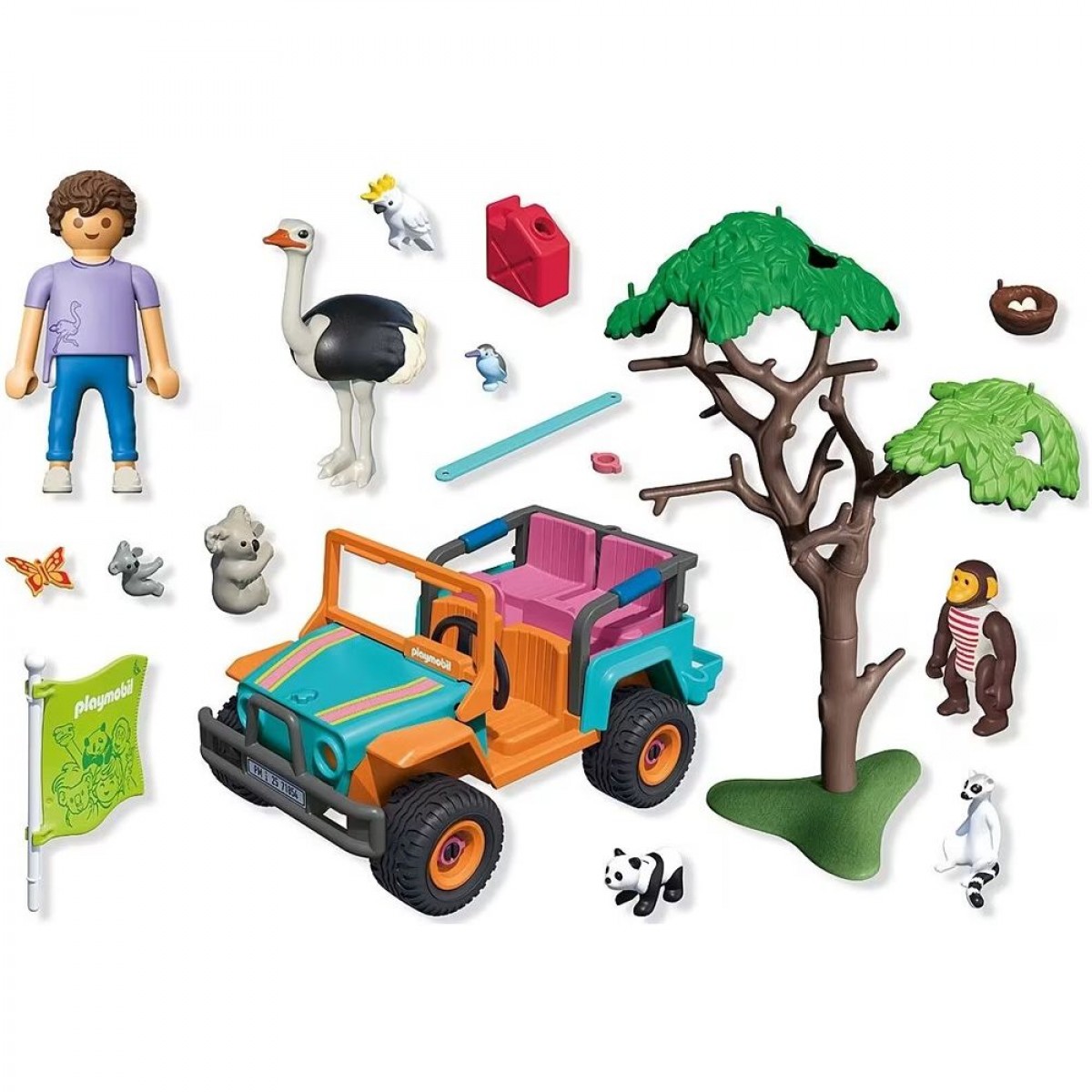 PLAYMOBIL PB ANIMALS & FRIENDS :ΟΧΗΜΑ 4Χ4 ΝΟ 71854