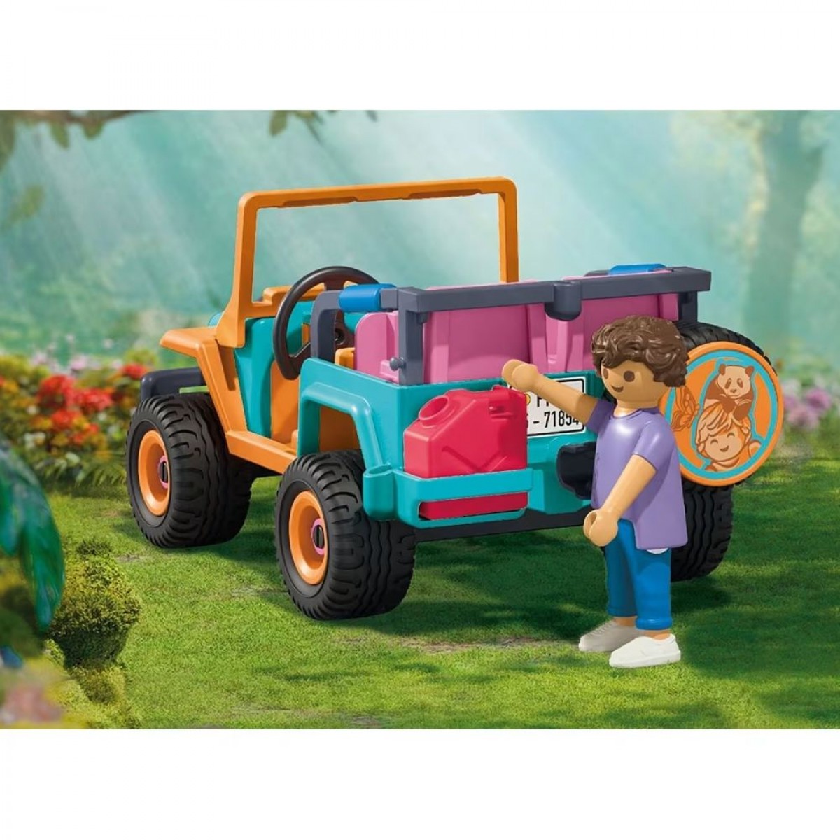PLAYMOBIL PB ANIMALS & FRIENDS :ΟΧΗΜΑ 4Χ4 ΝΟ 71854