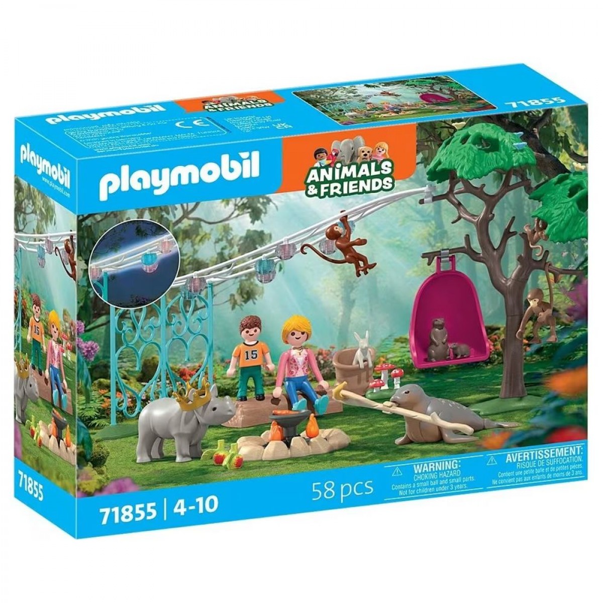 PLAYMOBIL ANIMALS & FRIENDS: ΠΑΡΤΥ ΣΤΗΝ ΕΠΑΥΛΗ 71855