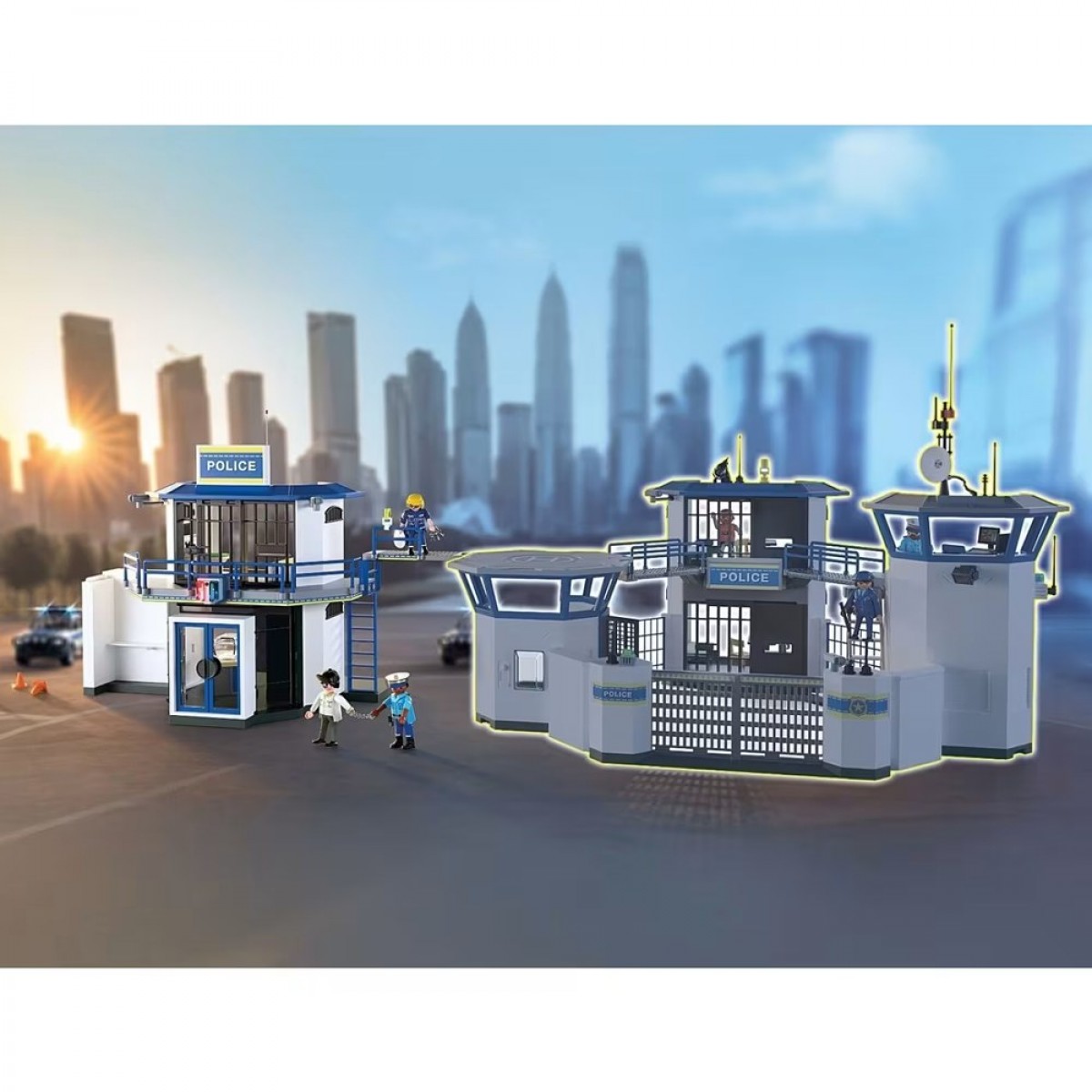 PLAYMOBIL ΑΣΤΥΝΟΜΙΚΟ ΤΜΗΜΑ ΜΕ ΔΩΜΑΤΙΟ ΕΡΕΥΝΩΝ 71874