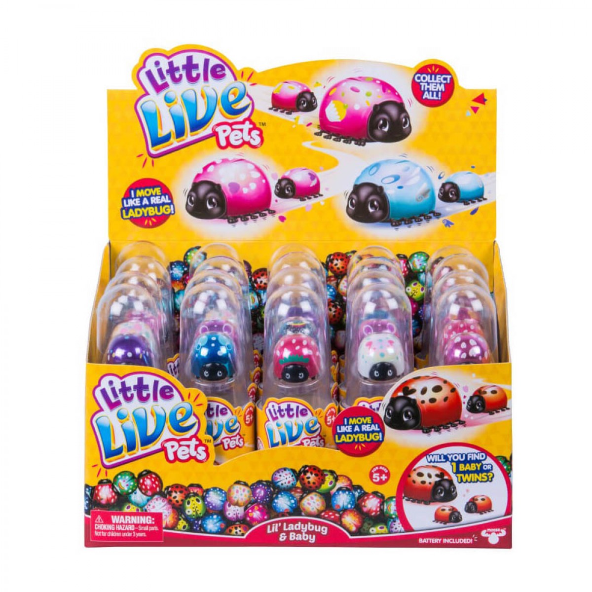 Giochi Preziosi-GIOCHI PREZIOSI LITTLE LIVE PETS LADYBUG IN 12