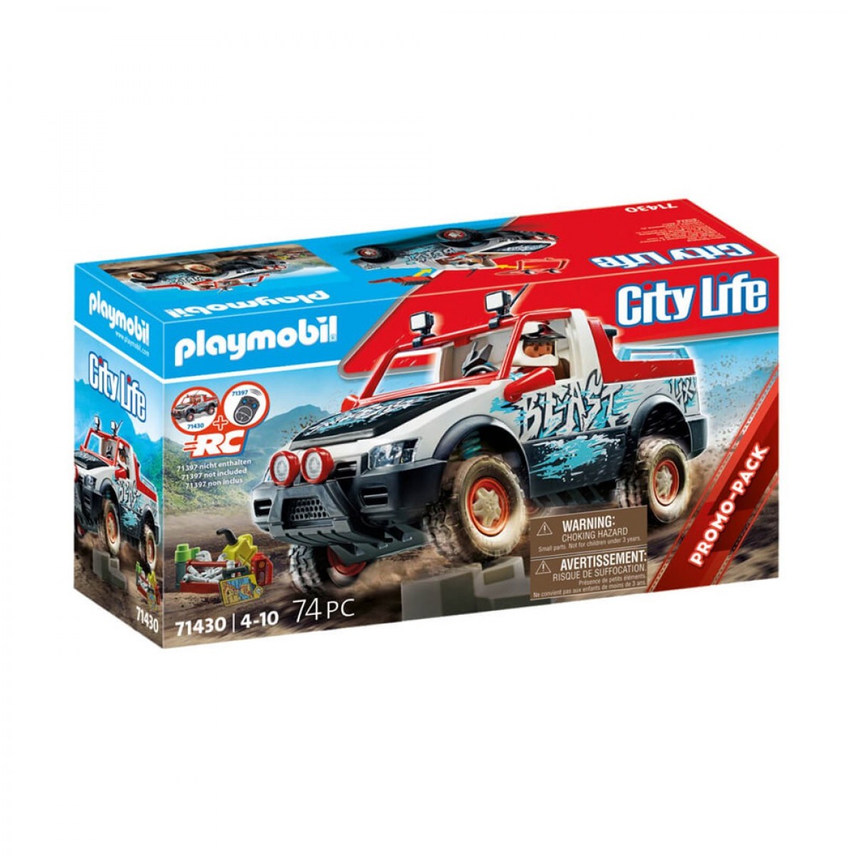 PLAYMOBIL ΑΓΩΝΙΣΤΙΚΟ ΟΧΗΜΑ 4Χ4 71430 PLAYMOBIL ΑΓΩΝΙΣΤΙΚΟ ΟΧΗΜΑ 4Χ4 71430