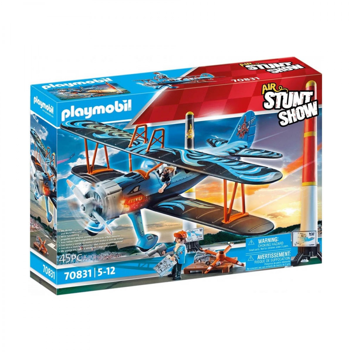 PLAYMOBIL AIR STUNT SHOW ΔΙΠΛΑΝΟ ΦΟΙΝΙΚΑΣ 70831