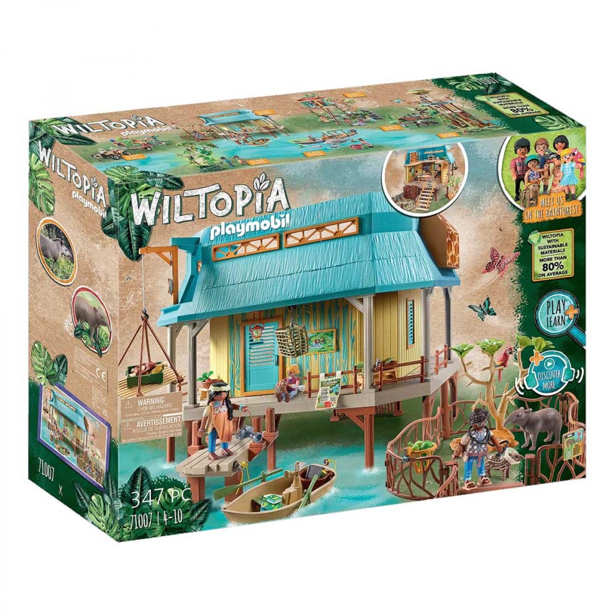 PLAYMOBIL ΣΤΑΘΜΟΣ ΠΕΡΙΘΑΛΨΗΣ ΑΓΡΙΩΝ ΖΩΩΝ 71007 PLAYMOBIL ΣΤΑΘΜΟΣ ΠΕΡΙΘΑΛΨΗΣ ΑΓΡΙΩΝ ΖΩΩΝ 71007