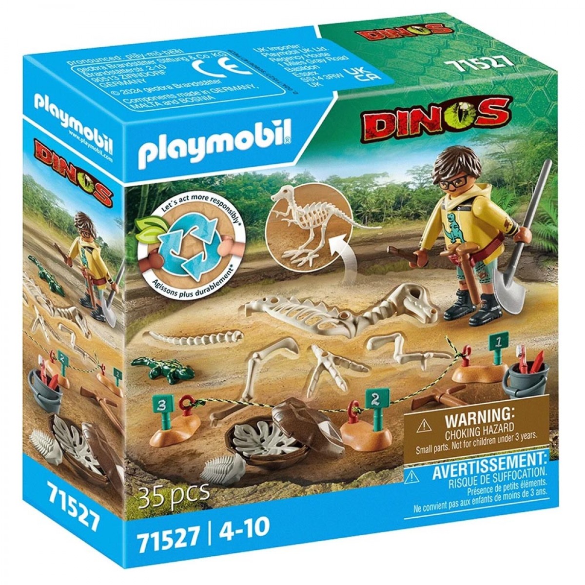 PLAYMOBIL ΑΡΧΑΙΟΛΟΓΙΚΗ ΑΝΑΣΚΑΦΗ ΔΕΙΝΟΣΑΥΡΟΥ 71527 PLAYMOBIL ΑΡΧΑΙΟΛΟΓΙΚΗ ΑΝΑΣΚΑΦΗ ΔΕΙΝΟΣΑΥΡΟΥ 71527