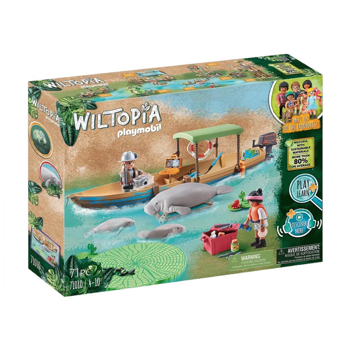 PLAYMOBIL ΕΚΔΡΟΜΗ ΜΕ ΠΟΤΑΜΟΠΛΟΙΟ ΣΤΟΝ ΑΜΑΖΟΝΙΟ 71010