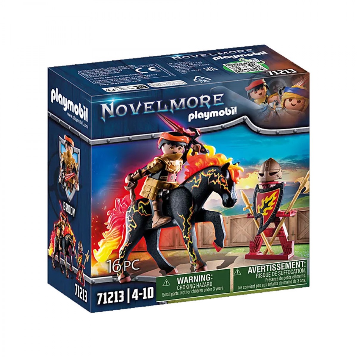 PLAYMOBIL BURNHAM RAIDERS - ΙΠΠΟΤΗΣ ΚΑΙ ΑΛΟΓΟ ΦΩΤΙΑΣ 71213