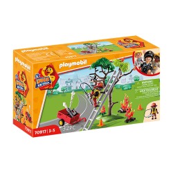 PLAYMOBIL DUCK ON CALL-ΕΠΙΧΕΙΡΗΣΗ ΠΥΡΟΣΒΕΣΤΙΚΗΣ ΔΙΑΣΩΣΗ ΓΑΤΑΣ 70917
