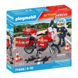 PLAYMOBIL ΠΥΡΟΣΒΕΣΤΗΣ ΜΕ ΜΟΤΟΣΥΚΛΕΤΑ 71466