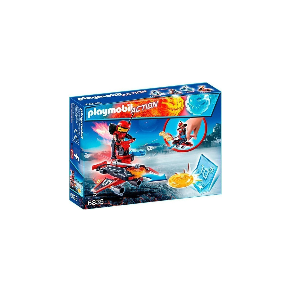 PLAYMOBIL FIREBOT ΜΕ ΕΚΤΟΞΕΥΤΗ ΔΙΣΚΩΝ  6835 PLAYMOBIL FIREBOT ΜΕ ΕΚΤΟΞΕΥΤΗ ΔΙΣΚΩΝ  6835