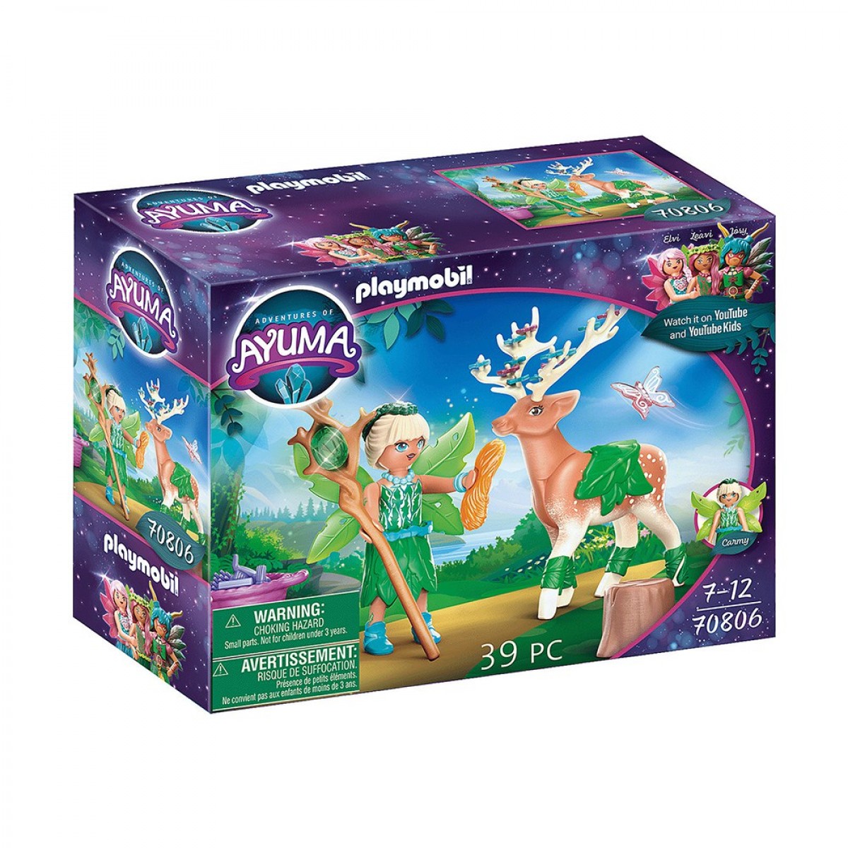 PLAYMOBIL FOREST FAIRY ΜΕ ΜΑΓΙΚΟ ΖΩΑΚΙ 70806