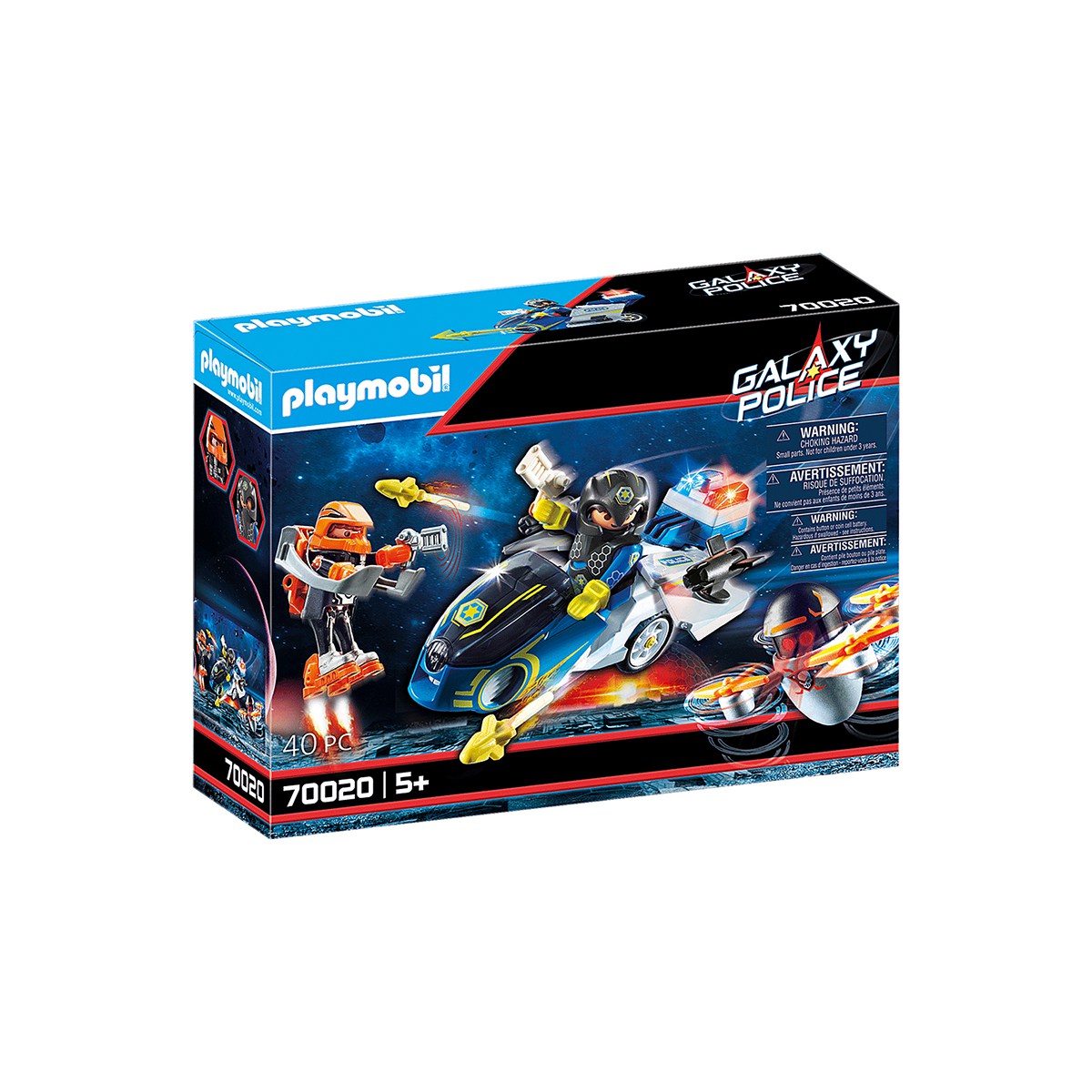 PLAYMOBIL ΜΟΤΟΣΥΚΛΕΤΑ GALAXY POLICE 70020 PLAYMOBIL ΜΟΤΟΣΥΚΛΕΤΑ GALAXY POLICE 70020