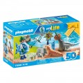 PLAYMOBIL GIFT SET  ΠΑΡΤΥ ΣΤΟ ΕΝΥΔΡΕΙΟ ΜΕ ΦΩΚΙΕΣ 71448
