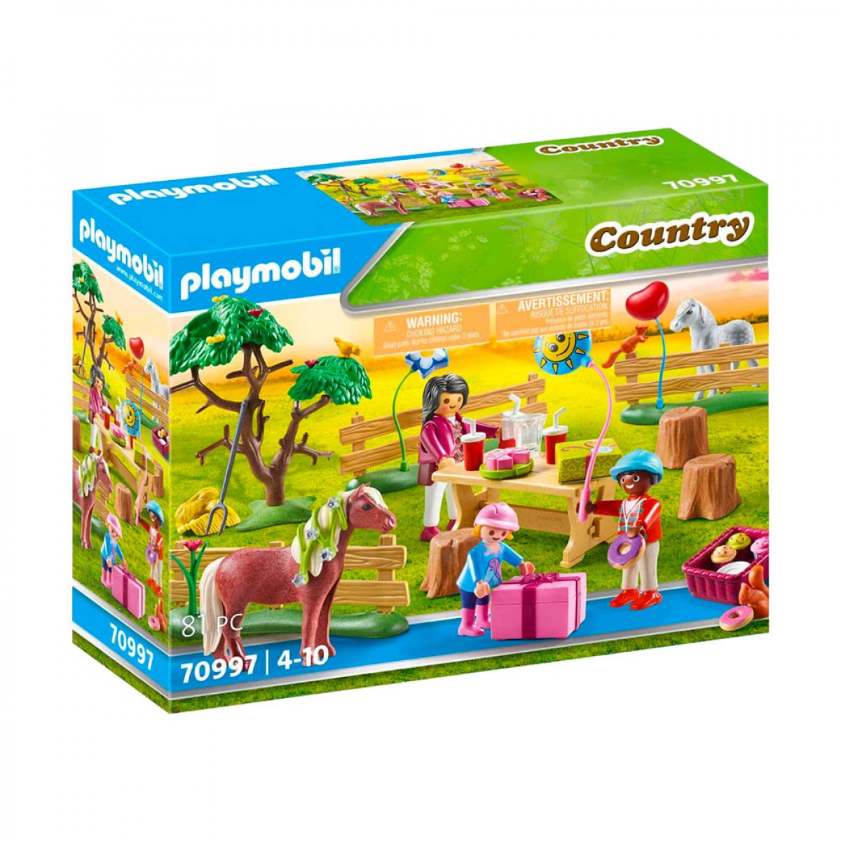 PLAYMOBIL ΠΑΙΔΙΚΟ ΠΑΡΤΥ ΣΤΗ ΦΑΡΜΑ ΤΩΝ ΠΟΝΥ 70997